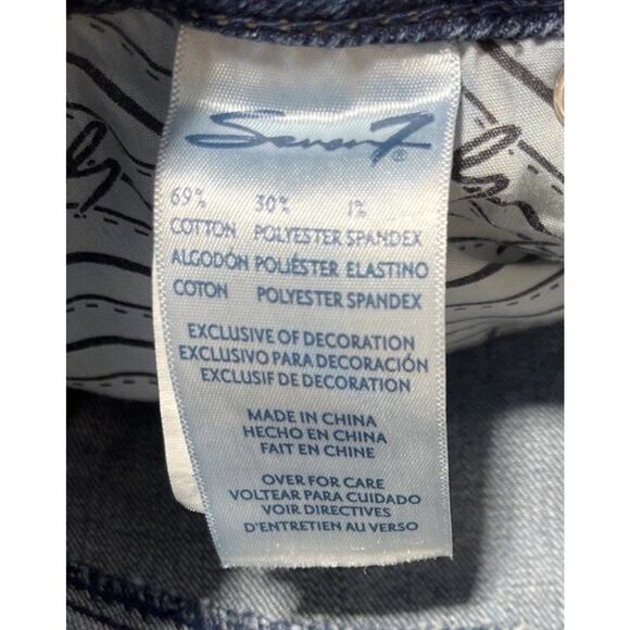 Seven 7 Jeans Womens 6 Weekend Easy Fit Boyfriend Ankle Raw Hem - Picture 4 of 8